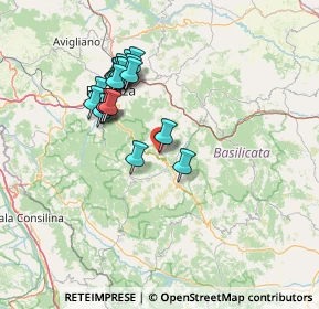 Mappa Contrada Martino, 85010 Anzi PZ, Italia (14.005)