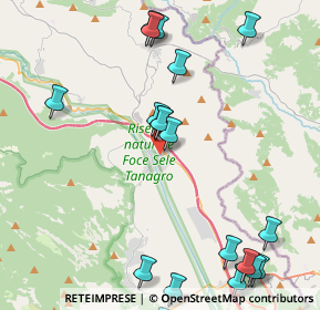 Mappa Via Luigi Curto, 84035 Polla SA, Italia (5.9215)