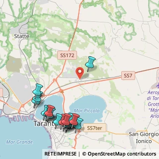 Mappa C.C. MONGOLFIERA - Via per Montemesola Km 10 Torre Rossa, 74123 Paolo VI TA, Italia (5.964)