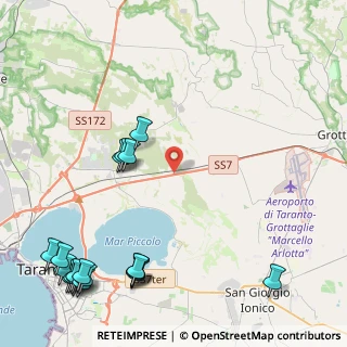 Mappa SS 7, 74123 Paolo VI TA, Italia (6.944)