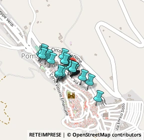 Mappa Via Roma, 75016 Pomarico MT, Italia (0.136)