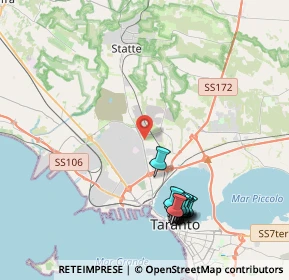 Mappa Vico I Statte, 74123 Taranto TA, Italia (4.95)