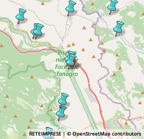 Mappa Via Fornaci, 84035 Polla SA, Italia (5.86083)