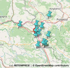 Mappa VIA CAMPO LA SCALA SNC, 84035 Polla SA, Italia (10.60833)