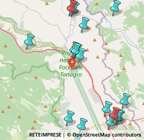 Mappa VIA CAMPO LA SCALA SNC, 84035 Polla SA, Italia (6.0545)