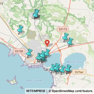 Mappa SS7, 74123 Taranto TA, Italia (4.80158)