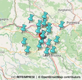 Mappa Via delle Grotte, 84035 Polla SA, Italia (10.602)