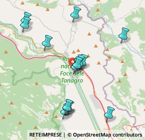 Mappa SP125, 84035 Polla SA, Italia (4.425)