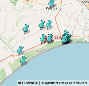Mappa Strada Statale 106 Jonica, 74019 Palagiano TA, Italia (3.5125)
