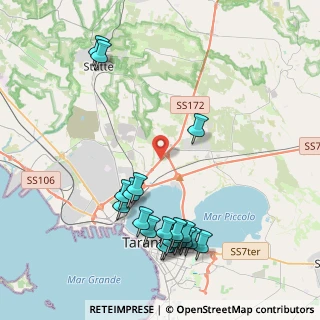 Mappa Via del Tratturello Tarantino, 74123 Paolo VI TA, Italia (5.0835)