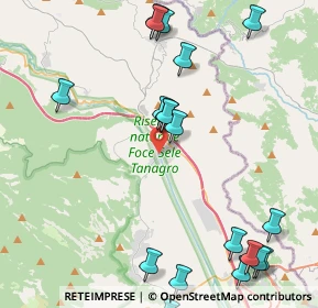 Mappa Via Giardini, 84035 Polla SA, Italia (6.012)