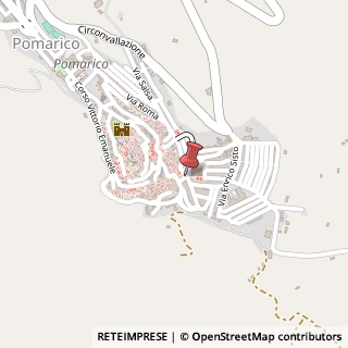 Mappa Via Chiesa, 8, 75016 Pomarico, Matera (Basilicata)