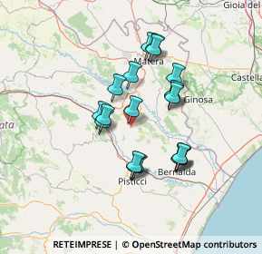 Mappa Via Chiesa, 75016 Pomarico MT, Italia (12.38)