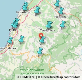 Mappa 89010 Varapodio RC, Italia (10.37647)