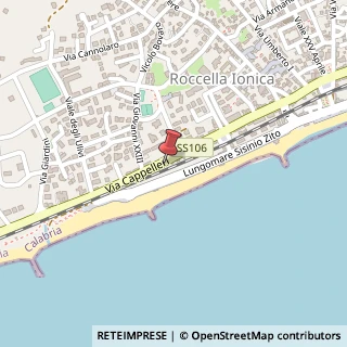 Mappa Via Cappelleri, 57, 89047 Roccella Ionica, Reggio di Calabria (Calabria)