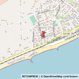 Mappa Viale degli Ulivi, 89047 Roccella Ionica RC, Italia, 89047 Roccella Ionica, Reggio di Calabria (Calabria)