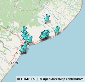 Mappa SS 106 km 117 Lato Nord, 89047 Roccella Ionica RC, Italia (5.43214)