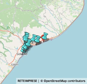 Mappa SS 106 km 117 Lato Nord, 89047 Roccella Ionica RC, Italia (6.30143)