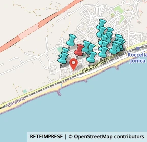 Mappa SS 106 km 117 Lato Nord, 89047 Roccella Ionica RC, Italia (0.445)