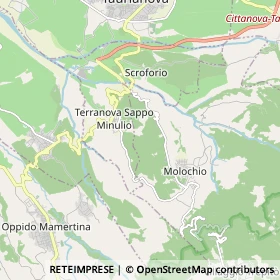 Mappa Terranova Sappo Minulio
