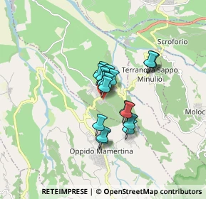 Mappa Via Belguardo, 89010 Varapodio RC, Italia (1.134)