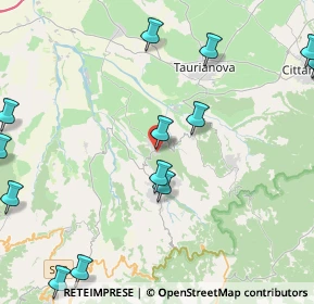 Mappa Via Belguardo, 89010 Varapodio RC, Italia (6.58143)