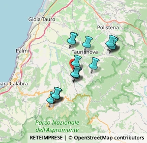 Mappa Via Belguardo, 89010 Varapodio RC, Italia (6.75611)