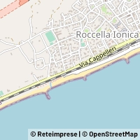 Map Roccella Ionica