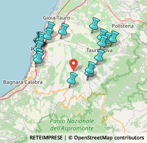 Mappa SS 112 Bis, 89056 Oppido Mamertina RC, Italia (8.4155)