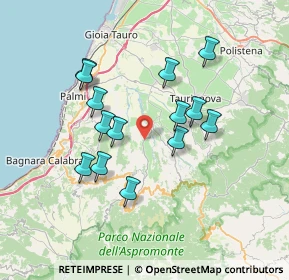 Mappa SS 112 Bis, 89056 Oppido Mamertina RC, Italia (7.11286)