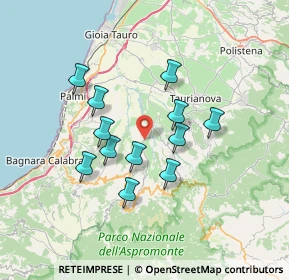 Mappa SS 112 Bis, 89056 Oppido Mamertina RC, Italia (6.5325)