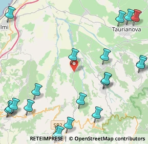 Mappa SS 112 Bis, 89056 Oppido Mamertina RC, Italia (6.874)