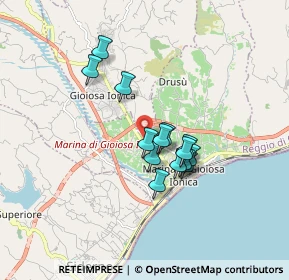 Mappa Via Giardini, 89046 Marina di Gioiosa Ionica RC, Italia (1.43)