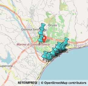 Mappa Via Giardini, 89046 Marina di Gioiosa Ionica RC, Italia (1.632)