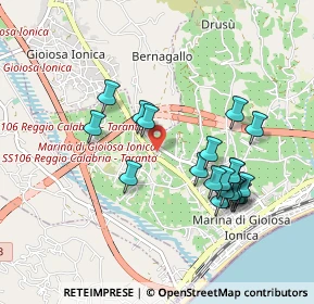 Mappa Via Giardini, 89046 Marina di Gioiosa Ionica RC, Italia (1.0125)