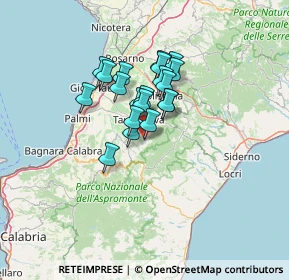 Mappa 89010 Molochio RC, Italia (9.9985)