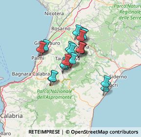 Mappa 89010 Molochio RC, Italia (10.558)