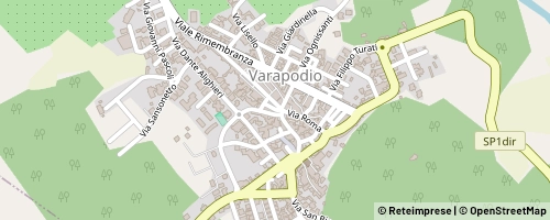 Mappa Varapodio
