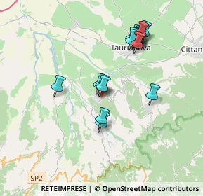 Mappa Via Rimembranza, 89010 Varapodio RC, Italia (3.84353)