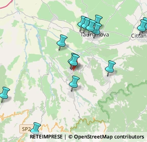 Mappa Via Rimembranza, 89010 Varapodio RC, Italia (5.02)