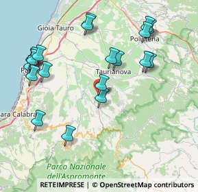 Mappa Via Rimembranza, 89010 Varapodio RC, Italia (9.98)