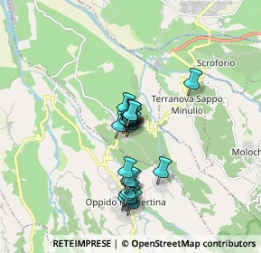 Mappa Via Rimembranza, 89010 Varapodio RC, Italia (1.3865)