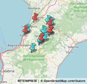 Mappa Via Piccola, 89010 Molochio RC, Italia (9.79895)