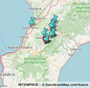 Mappa Via Piccola, 89010 Molochio RC, Italia (7.805)