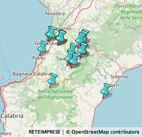 Mappa Via Piccola, 89010 Molochio RC, Italia (11.28625)