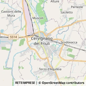 Mappa Cervignano del Friuli