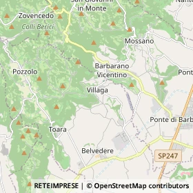 Mappa Barbarano Vicentino
