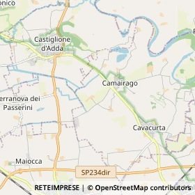 Mappa Camairago