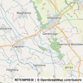 Mappa Gerenzago