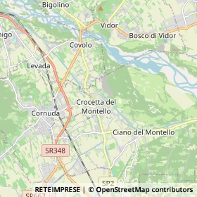 Mappa Crocetta del Montello